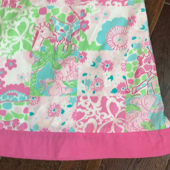 Lily Pulitzer Giraffe Lined Shift Dress girls 10 - Picture 5 of 8